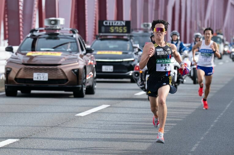 今シーズンの全日本大学駅伝は2区5位だった小池　©Tadashi Hosoda