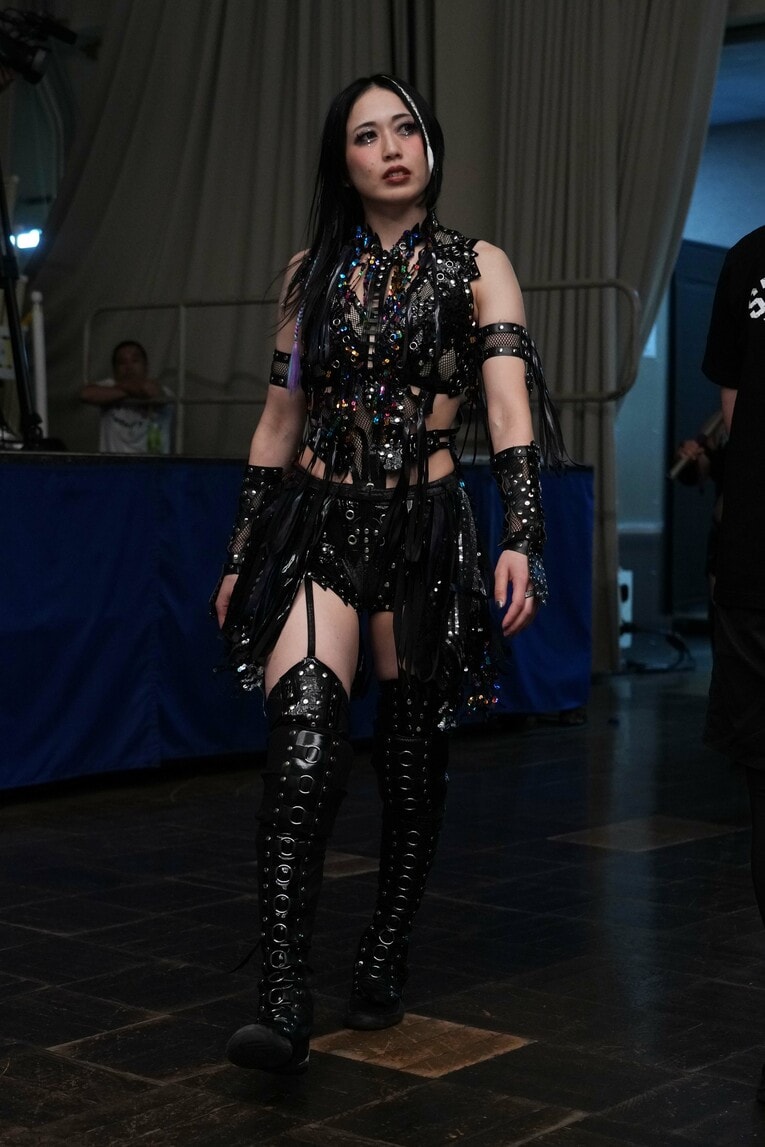 上谷沙弥。5月26日、後楽園ホール　©Essei Hara