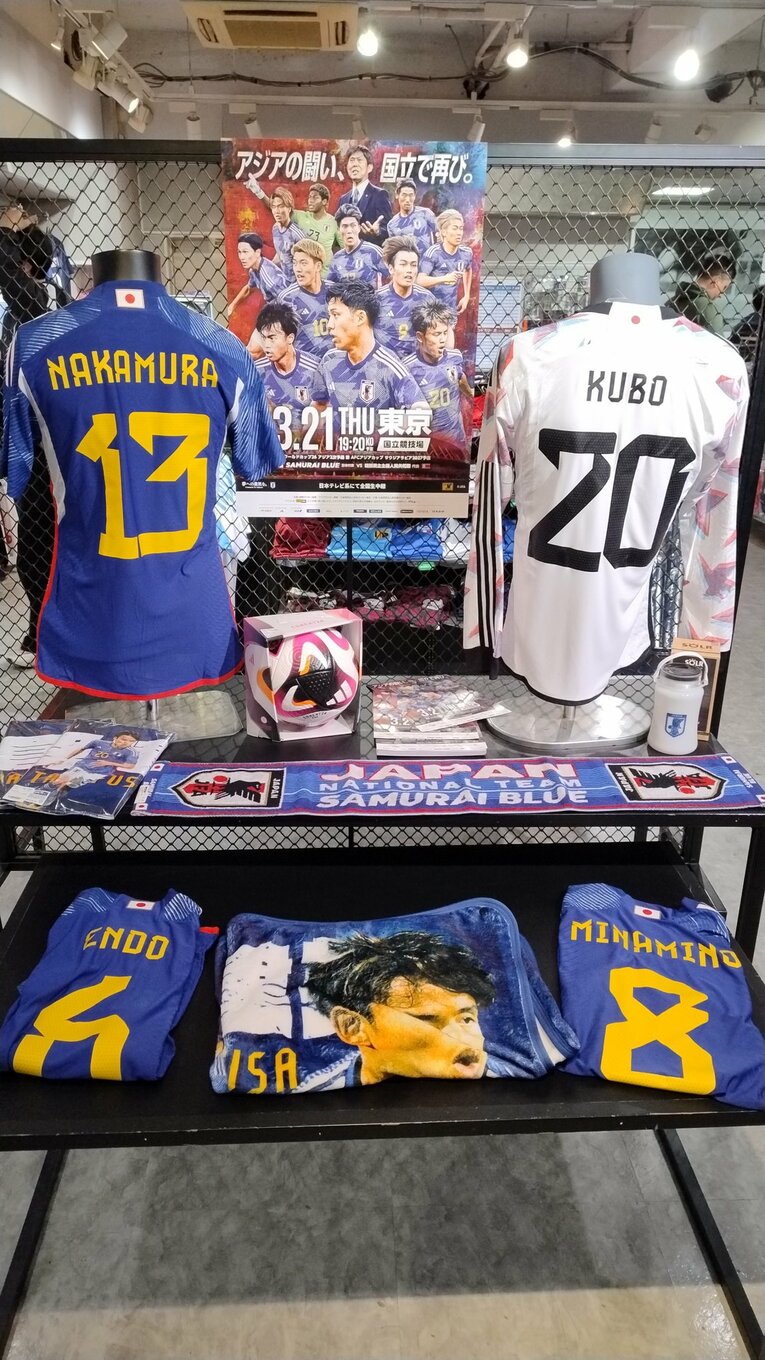 サッカーショップKAMOも訪問　※本人提供