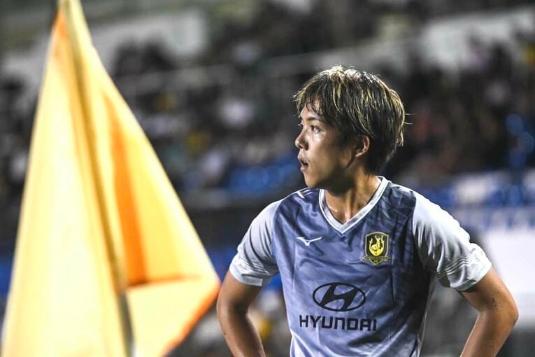 タンピネス・ローバーズFCでプレーする仲村京雅　©︎Ayumu Nagami