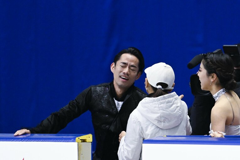 フリーの演技後もミスしたことを引きずる高橋　©Asami Enomoto