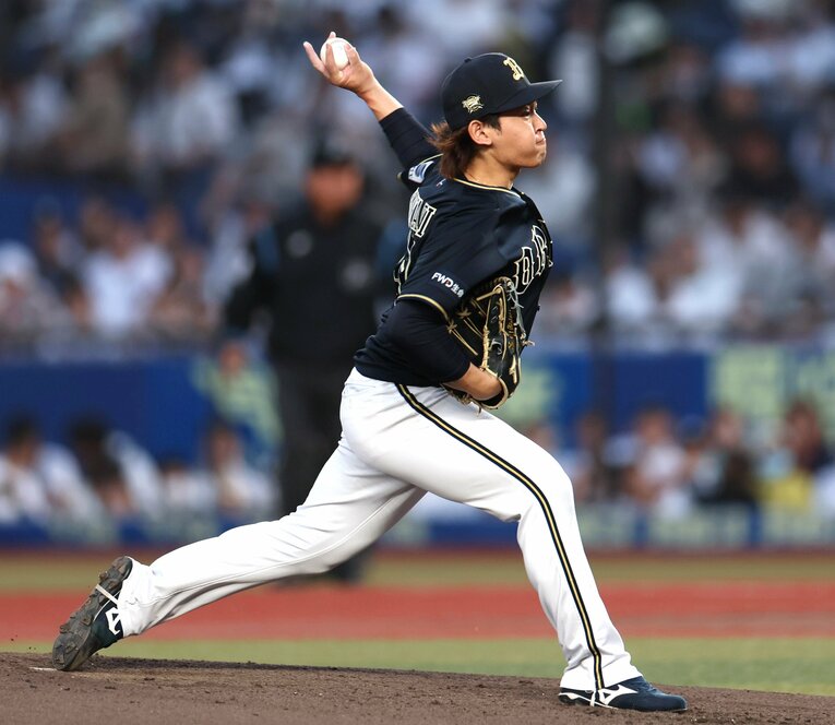 WBC日本代表だったオリックス宮城はシーズンに入っても安定している　©JIJI PRESS