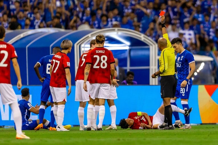 アルドサリ退場による出場停止は浦和にとって大きい　©AFC