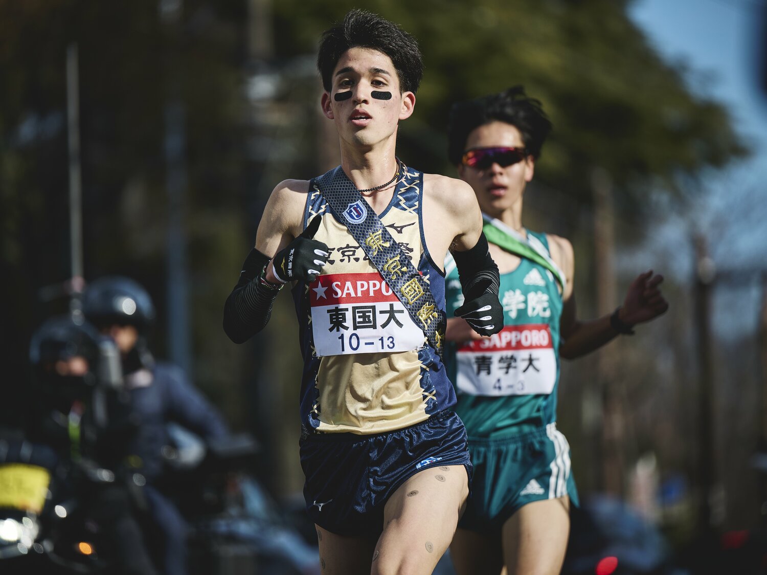 東京国際大学4年の丹所健。同学年のヴィンセントとともに東国大の中心選手である ©Yuki Suenaga