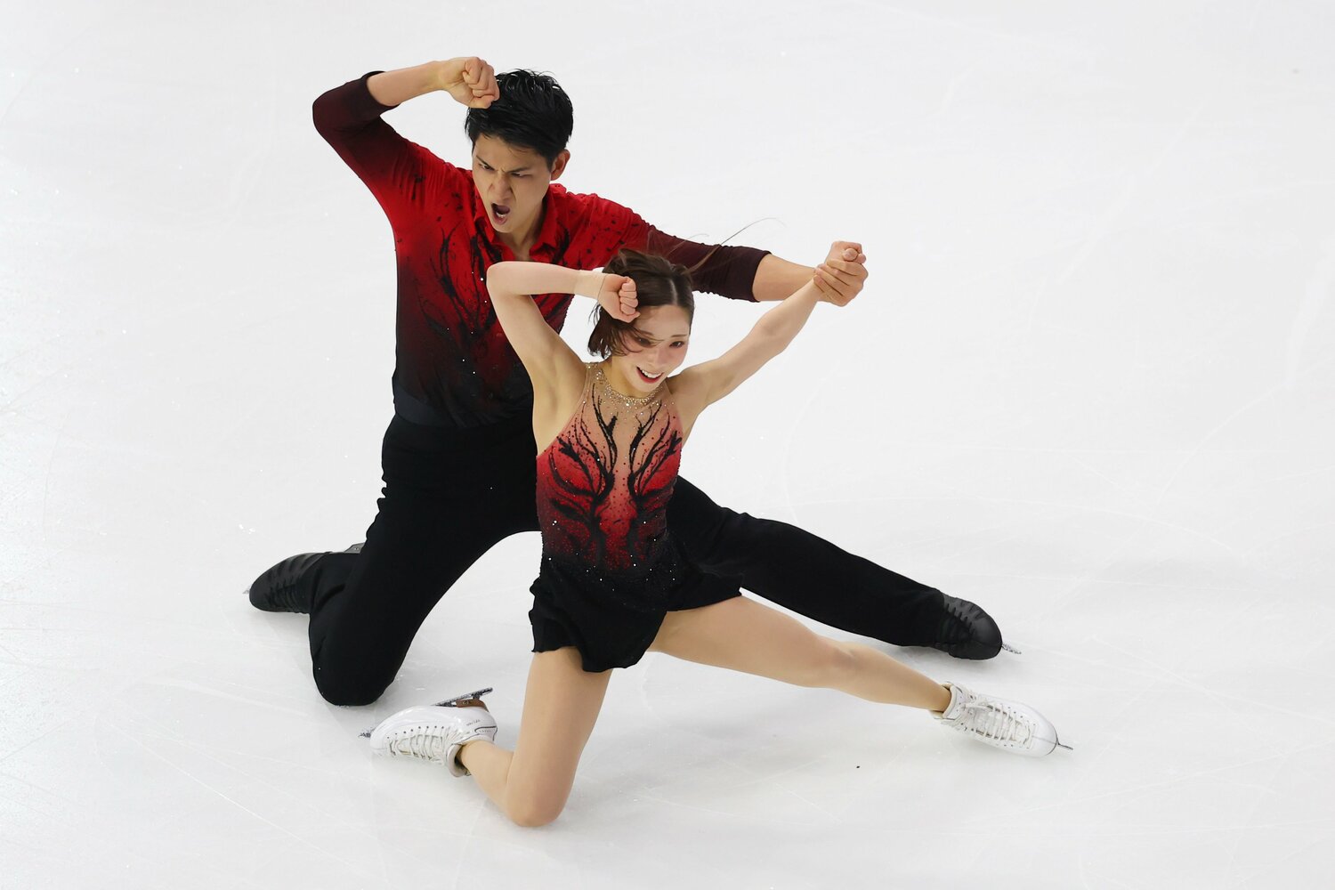 スケートアメリカSPでは、珍しいミスが出て2位スタートに　©Getty Images