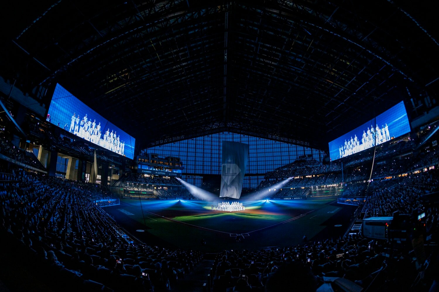 2023年3月30日、新スタジアムのエスコンフィールドでの初公式戦　©︎Kiichi Matsumoto