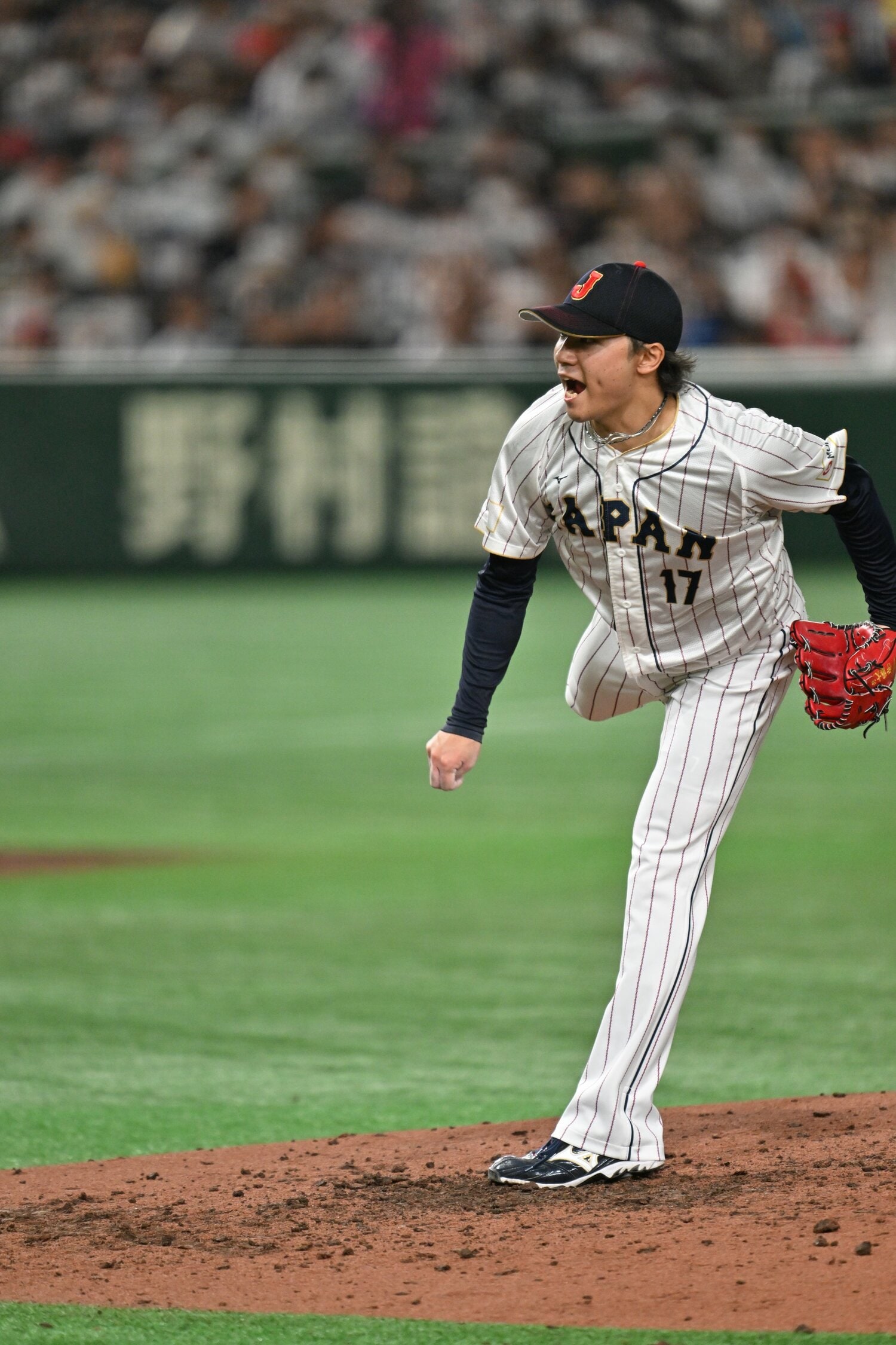 急遽のリリーフも声をあげながら、打者に立ち向かった　©Naoya Sanuki