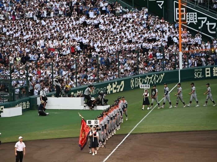 「栄冠は君に輝く」古関裕而が野球殿堂入りするまで…“慶応を生観戦”88歳名誉教授の記憶「“軍歌王”と言われたかもしれませんが」＜Number Web＞ photograph by Naoya Sanuki