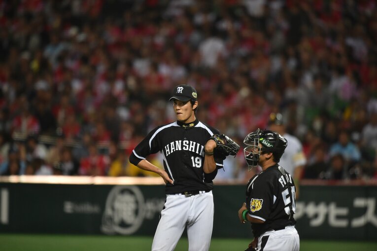 阪神時代の藤浪　©Hideki Sugiyama