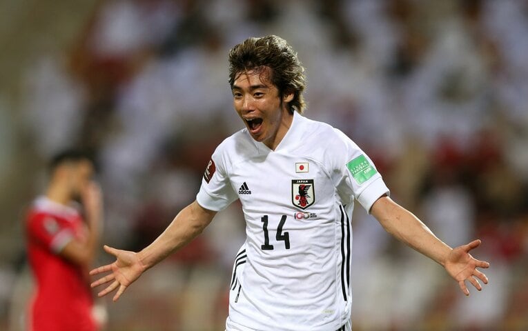 11月16日の最終予選オマーン戦（1－0で勝利）　©Getty Images