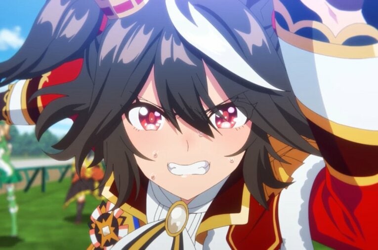 2017年12月24日の有馬記念がラストランとなったキタサンブラック。有終の美を飾った伝説のレースは『ウマ娘』の世界でどう描かれたのか ／ photograph by ©2023 アニメ「ウマ娘 プリティーダービー Season 3」製作委員会