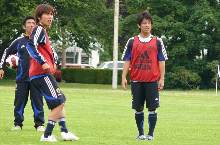 柏木陽介、田中亜土夢 ／ photograph by Takahito Ando