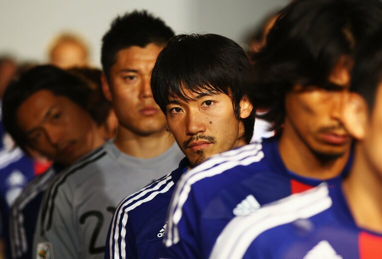 阿部は2010年にW杯初出場を果たしたが、オシムはすでに病に倒れたあとで、岡田武史監督のもとでの出場だった　©Getty Images