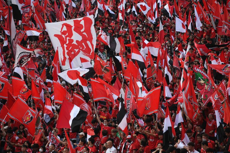 5月6日のACL決勝セカンドレグ。埼玉スタジアムに詰めかけた浦和レッズサポーター