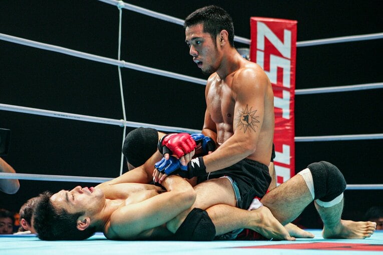 2005年9月10日、ZSTで磯崎則理と時間切れ引き分け　©Susumu Nagao