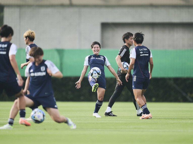 自身初となるワールドカップに臨む猶本光（29歳）　©︎Yuki Suenaga