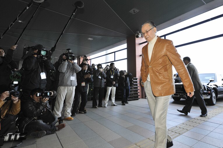 2004年に脳梗塞で倒れるも、懸命のリハビリで回復　©Takuya Sugiyama