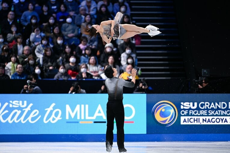 りくりゅうがGPファイナルで見せた美しい演技　©Asami Enomoto