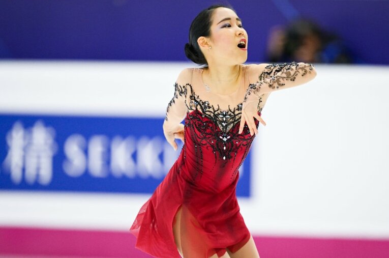 GPファイナルにて初優勝を飾った三原舞依（フリーの演技） ／ photograph by Asami Enomoto