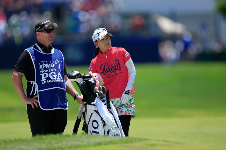 2015年に拠点をアメリカへ移した横峯　©︎Getty Images