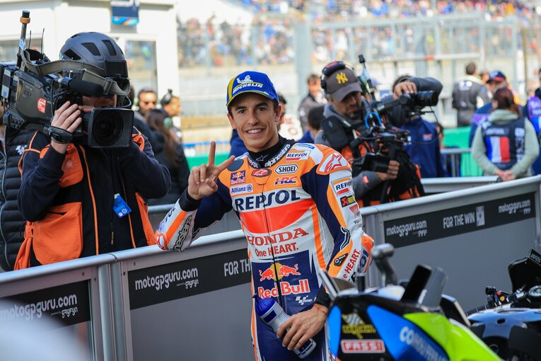 怪我からの復調が伝えられ、表情も明るいマルケス。今後の巻き返しが期待される　©Satoshi Endo