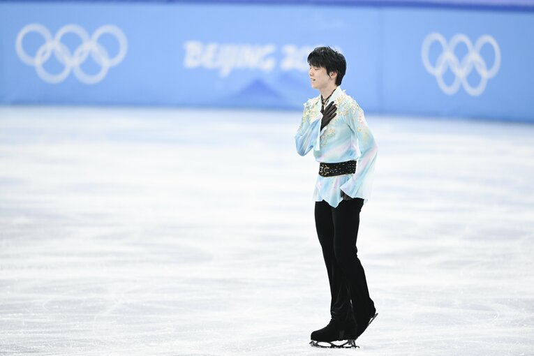 北京五輪フリー『天と地と』、演技終了後　©Asami Enomoto/JMPA