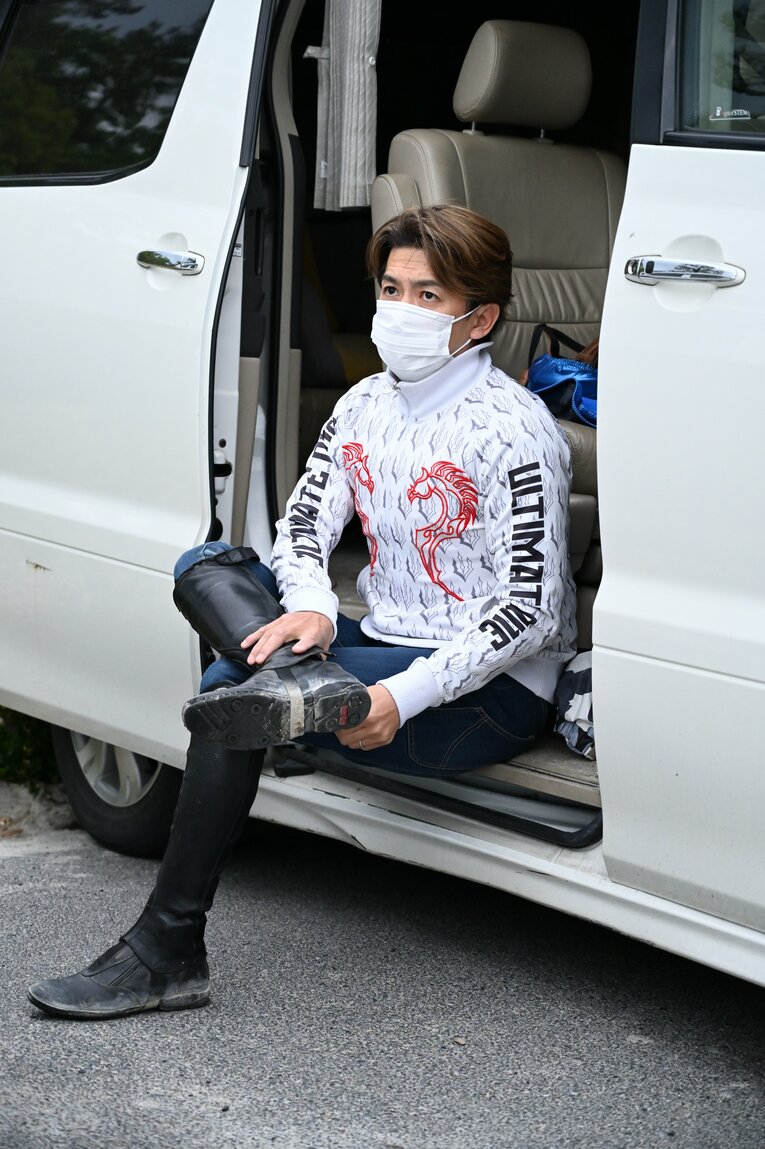 雑誌『Number』の1週間密着企画にて　©Keiji Ishikawa