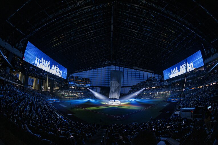 2023年3月30日、新スタジアムのエスコンフィールドでの初公式戦　©︎Kiichi Matsumoto