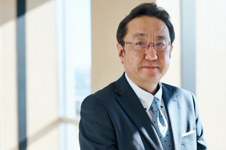 バレーボールを初めて実況したのは1995年の春高予選から。V6がデビューした同年のW杯でも実況を任された ／ photograph by Ichisei Hiramatsu