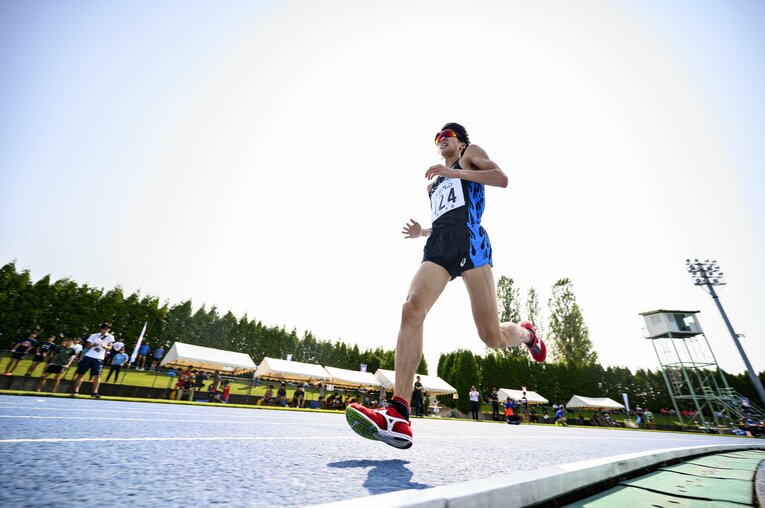 ぬけぬけ病、大ブレーキ、心の病「でも、もう吹っ切れました」 元駒大エース工藤有生が戦い続けた“苦悩の3年間”(12) ／ photograph by ホクレン深川大会にて　©Kenta Onoguchi
