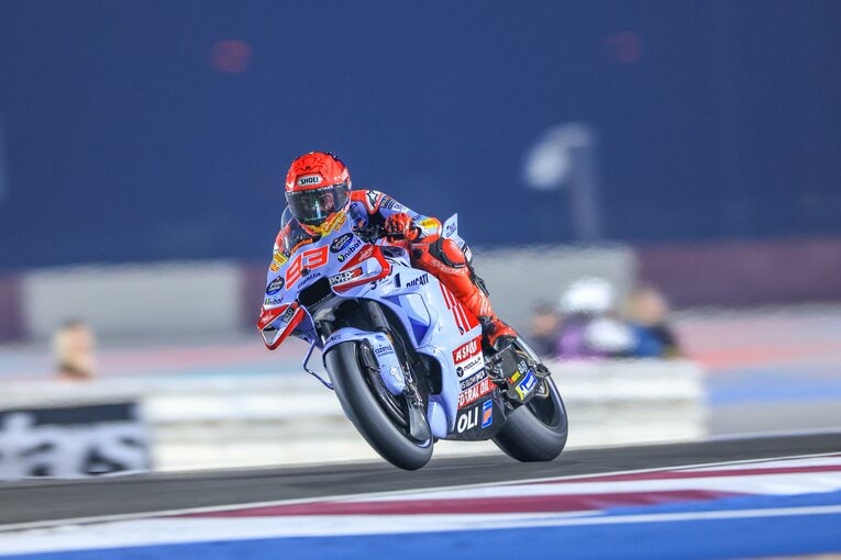 開幕戦カタールGPでのマルケスの走り　©Satoshi Endo