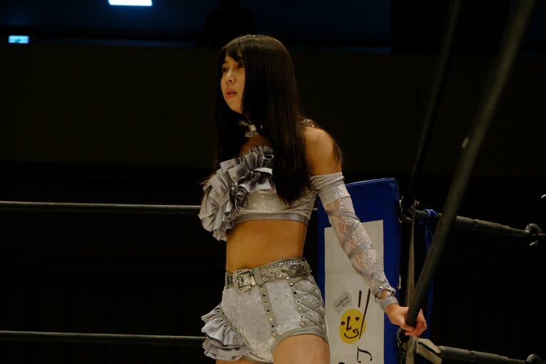 高校3年生の女子プロレスラー・心希（しんの）【スワイプするとそのほかの写真もご覧になれます】©Norihiro Hashimoto