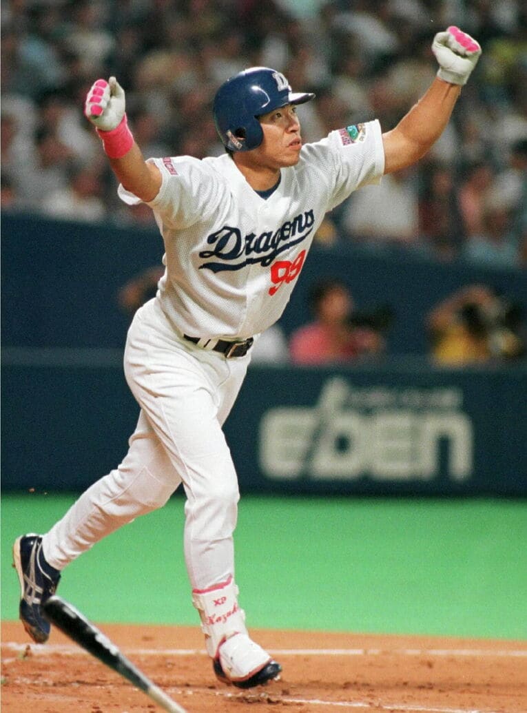 現役時代の井上監督　©︎JIJI PRESS