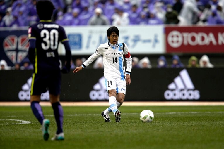 現役時代の中村憲剛　©Sports Graphic Number