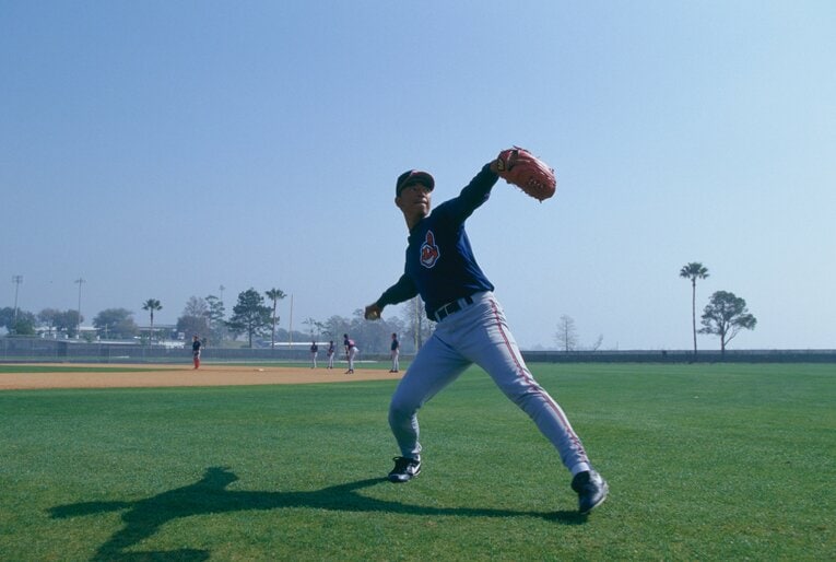 アメリカ・クリーブランドでのリハビリの様子　©Kazuaki Nishiyama