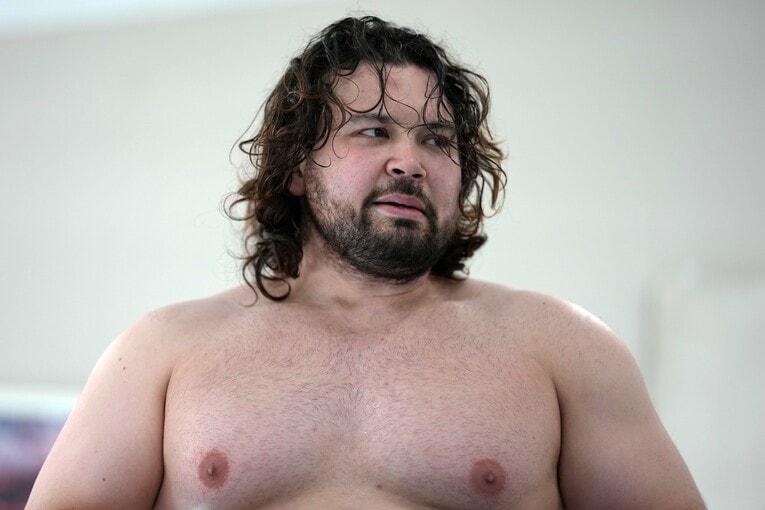 ウルフアロンは1月4日、新日本プロレス東京ドーム大会でデビューする　©Essei Hara