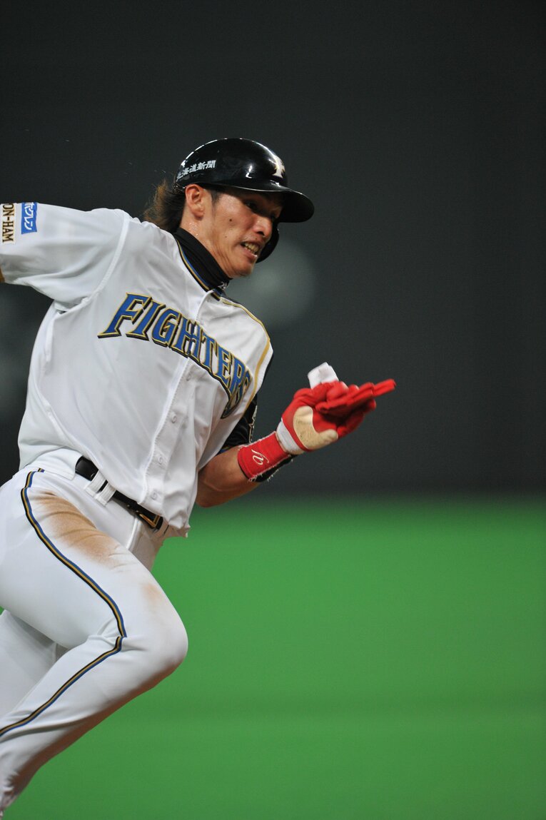 日本ハム時代の陽岱鋼（2010年撮影）　©BUNGEISHUNJU