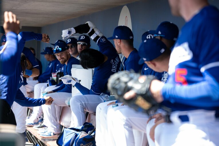 Numberカメラマンのオリジナル撮影「2024ドジャースキャンプ」での大谷（20枚超の3枚目）　©Nanae Suzuki