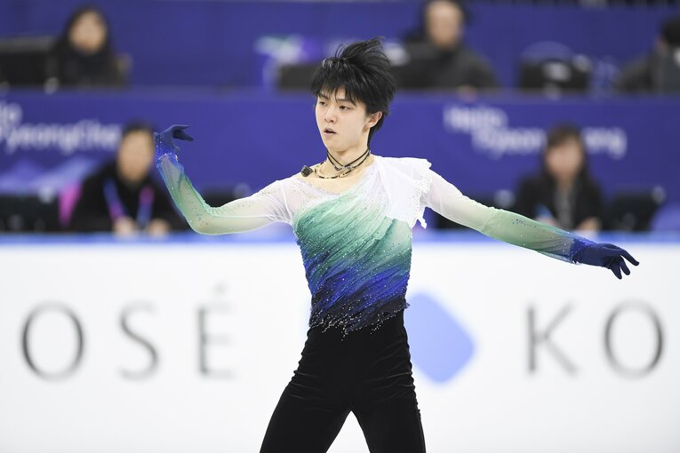 2017年2月、四大陸選手権のフリー　©Asami Enomoto