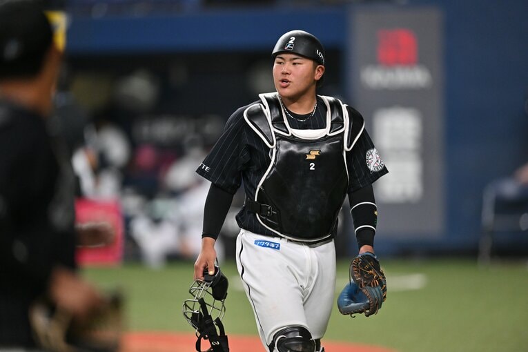 千葉ロッテ・松川虎生　©︎Hideki Sugiyama