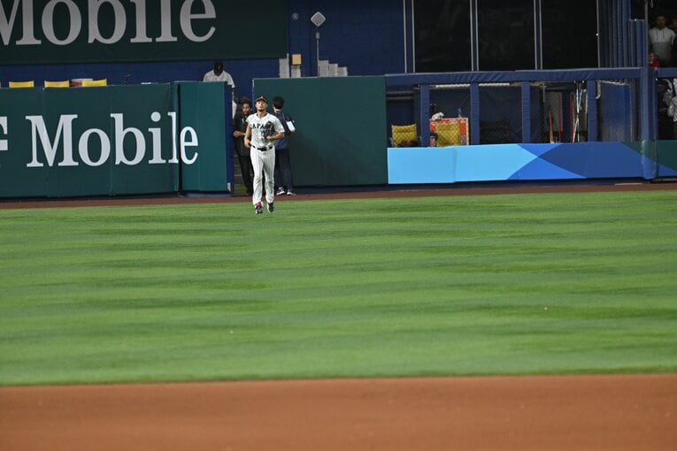 ブルペンから登場するダルビッシュ　©︎Naoya Sanuki