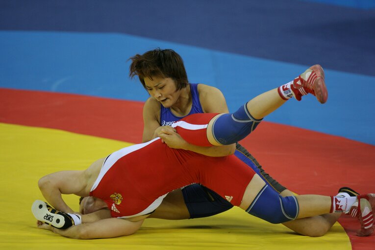 2008年北京五輪での伊調馨　©JMPA