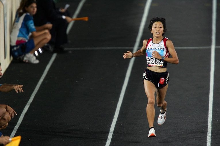 アテネ五輪の野口みずき ／ photograph by TakuyaSugiyama/JMPA