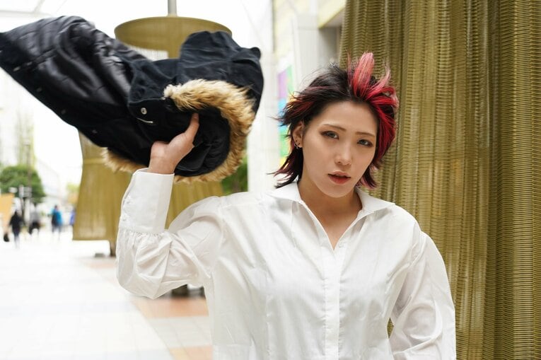 赤いベルトはもちろん、今後のIWGP女子王座獲得にも意欲を見せる