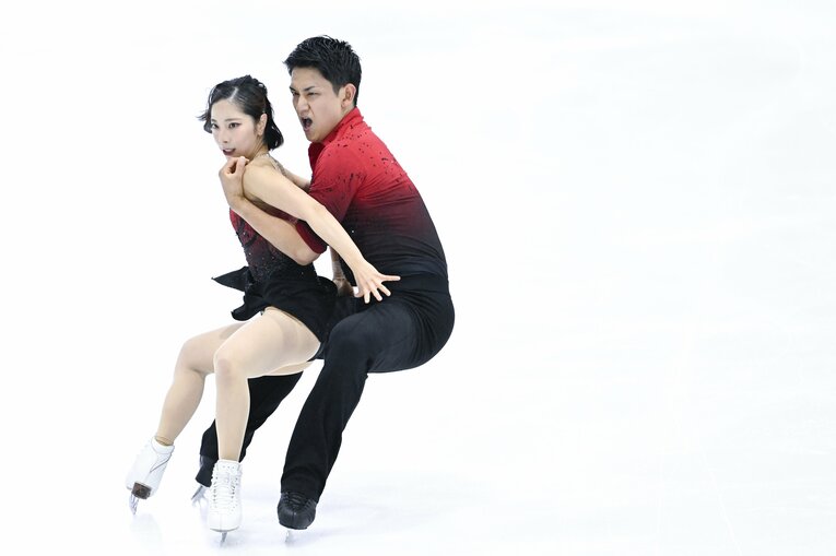 今季の国際大会初戦となった木下グループ杯ショートの演技　©Asami Enomoto