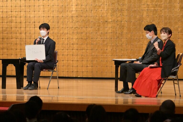 2022年、将棋オールスター東西対抗戦の一コマ　©Hideki Sugiyama