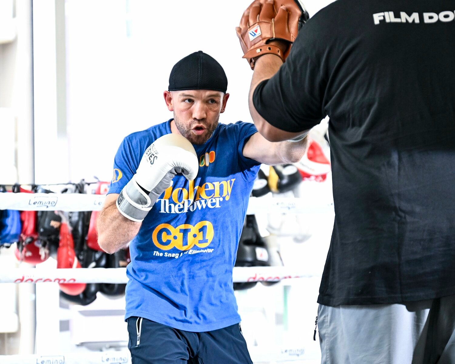 ジャフェスリー・ラミドを初回で沈めた左の強打を持つドヘニー　©Hiroaki Yamaguchi