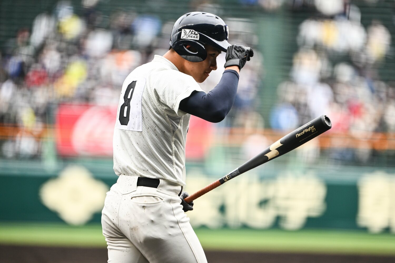 海老根優大（外野手・大阪桐蔭高〔大阪〕・182cm86kg・右投右打）　©Nanae Suzuki