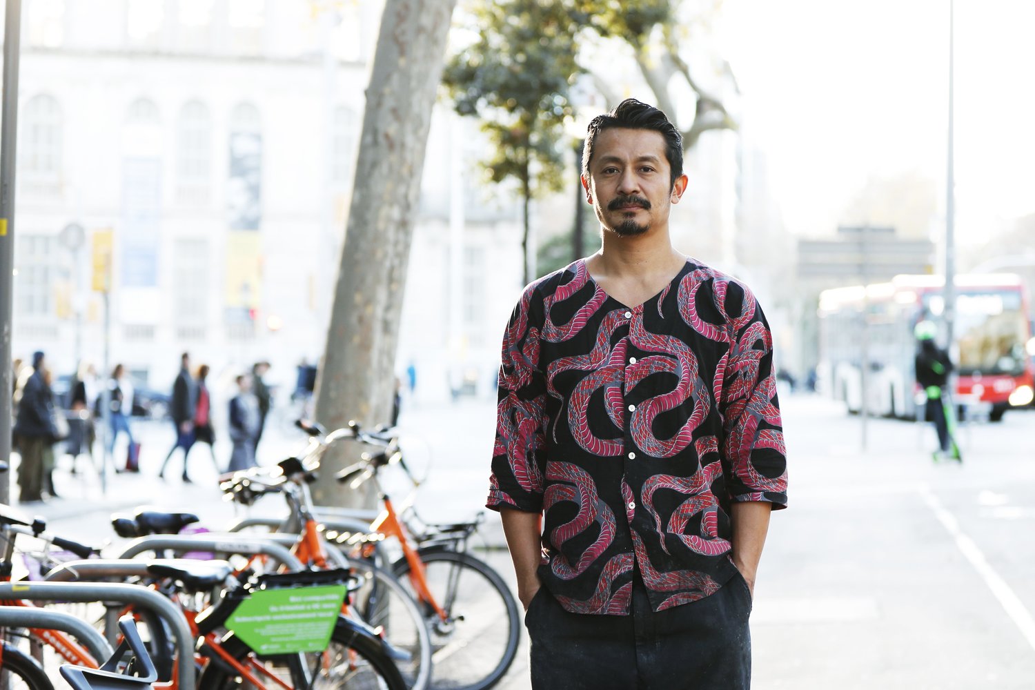 バルセロナの街で（撮影は2019年末） ©Daisuke Nakashima