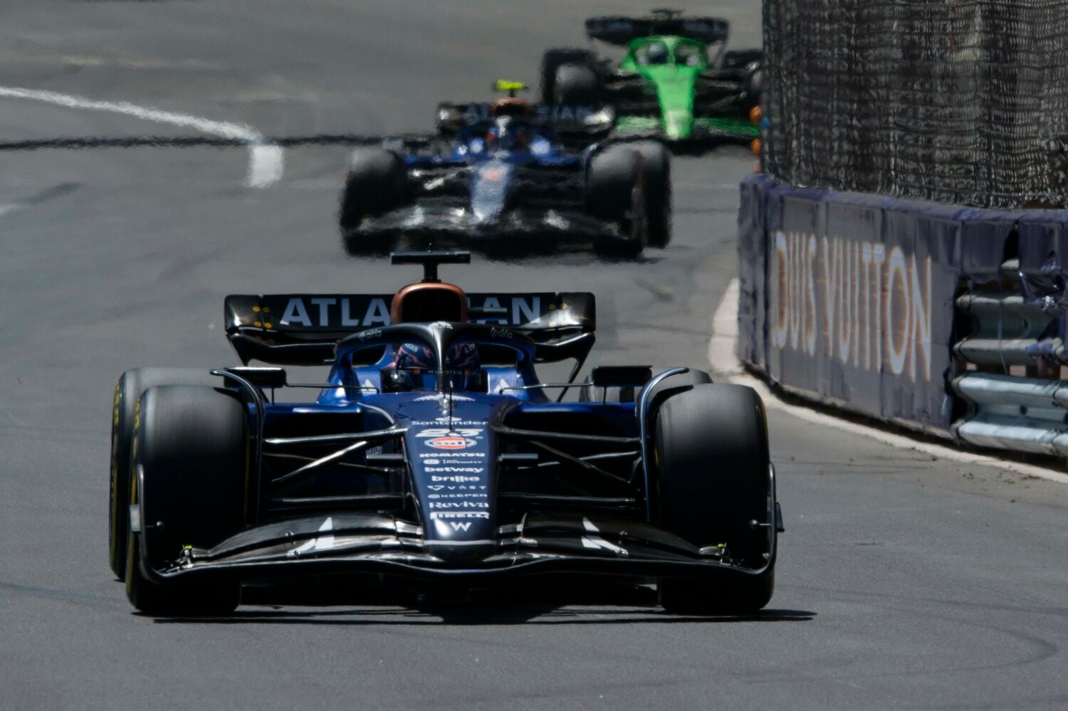 9位で入賞したアルボン。今季は8レース中7レースで10位以内を獲得している　©Getty Images